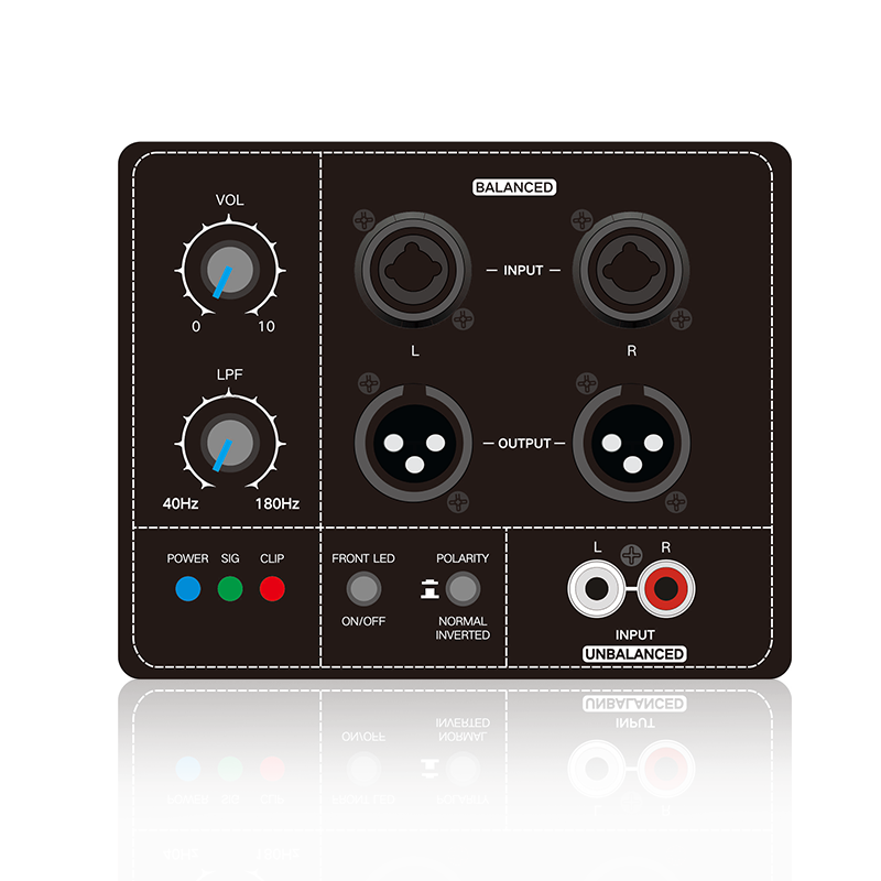 PL78SUB: Modul funcțional subwoofer de intrare stereo echilibrat și dezechilibrat