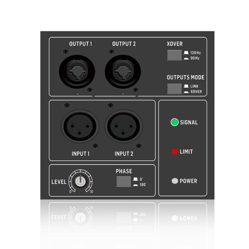 S15SUB: Modul funcțional subwoofer în moduri de intrare cu două canale și ieșire comutabilă