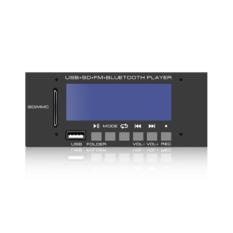 LCD6228: Conector SD/USB cu șase butoane Ecran LCD MP3 Player cu Bluetooth, TWS