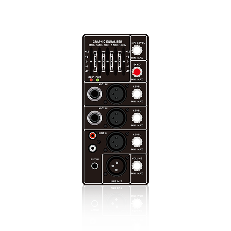 PL70: Modul de intrare analogic vertical cu 2 canale de microfon și un canal de linie