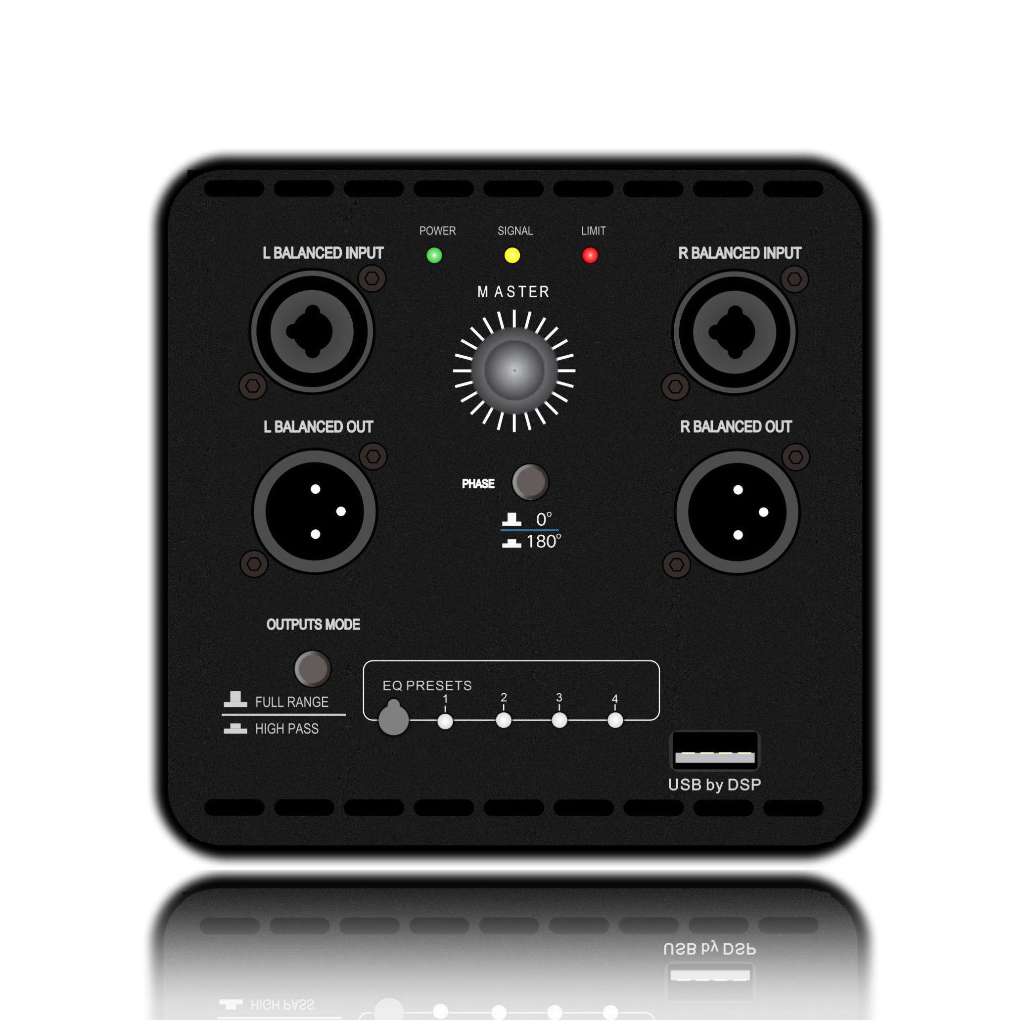 DSP1904SUB Amplificator de sistem subwoofer alimentat