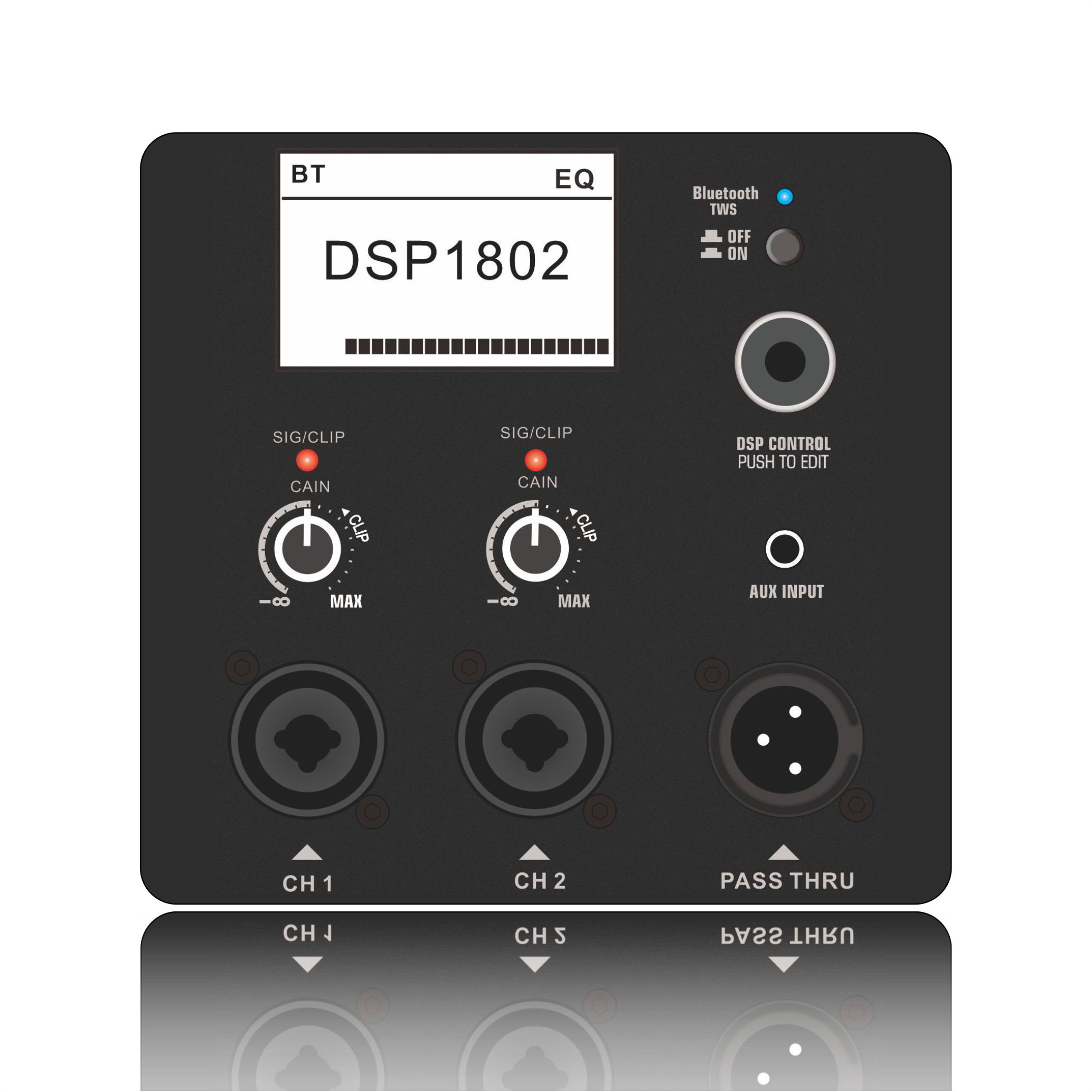 DSP1802 Amplificator difuzor activ cu două canale și 2 căi