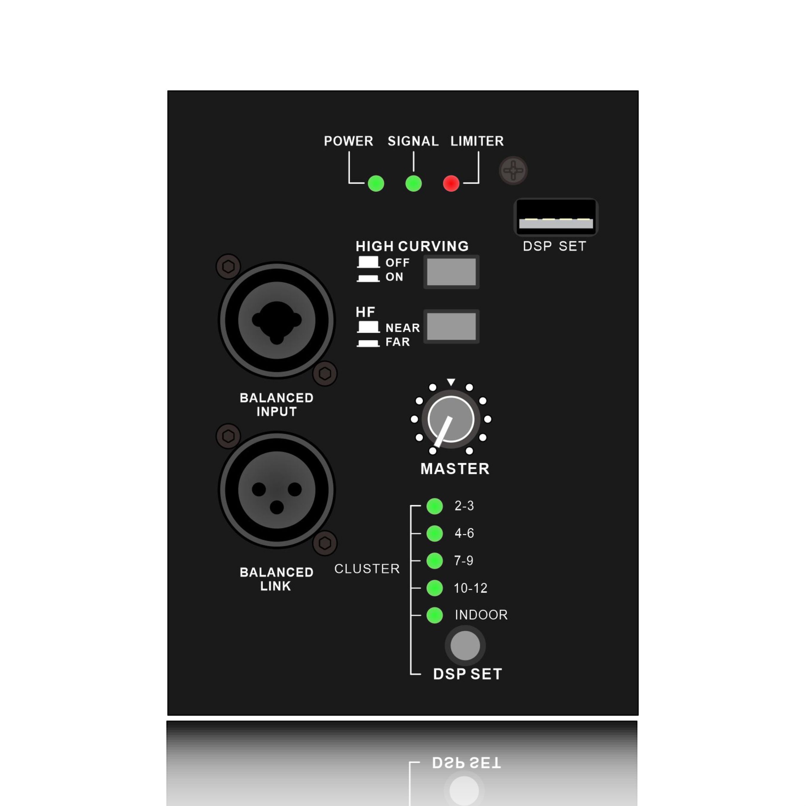 HLD10-A: Multi DSP Rreset modul Compact Professional line array system DSP functional Module HLD10-A: Multi DSP Rreset modul Compact Professional line array system DSP functional Module