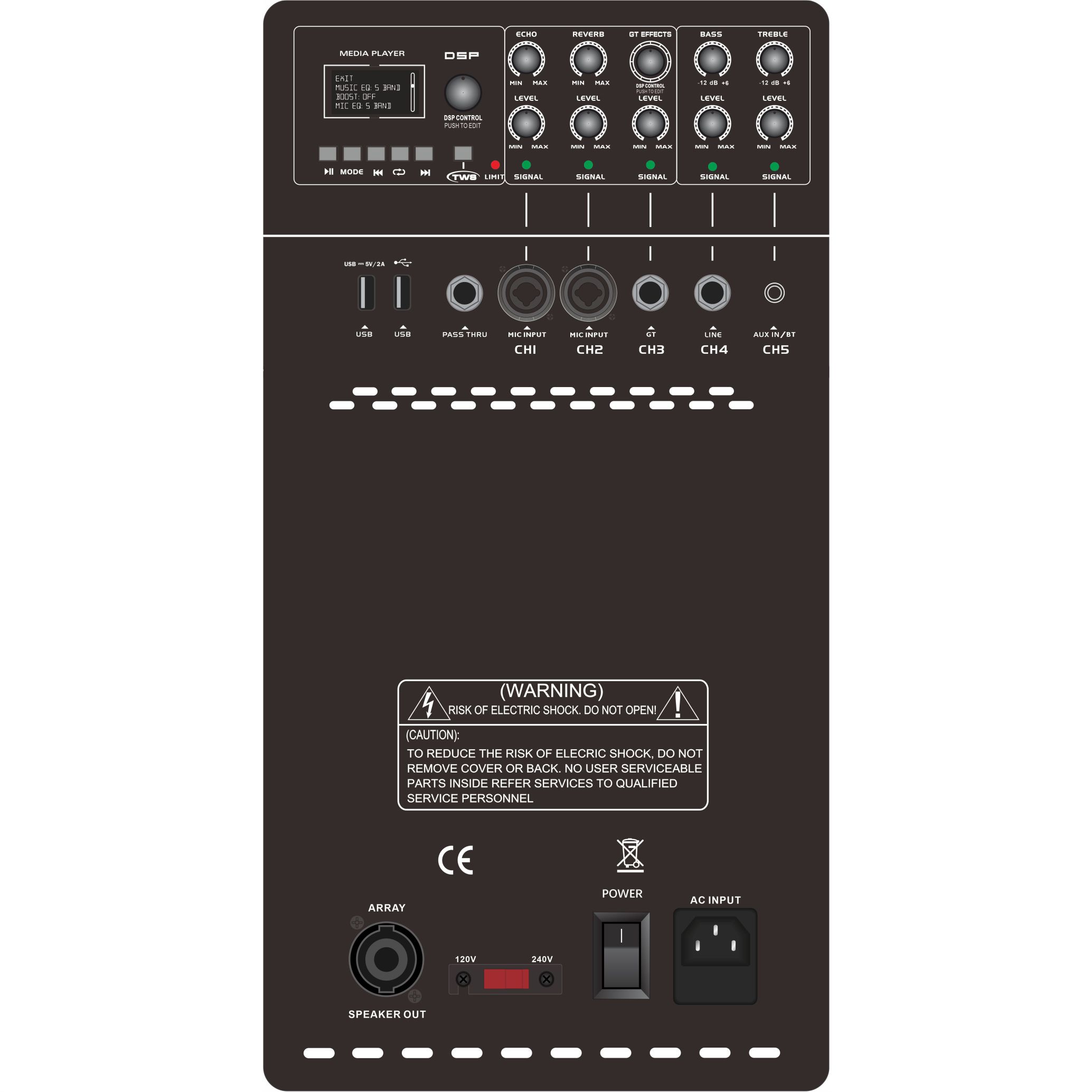 Amplificator de putere MK12-1.1 Pro Active Line Array