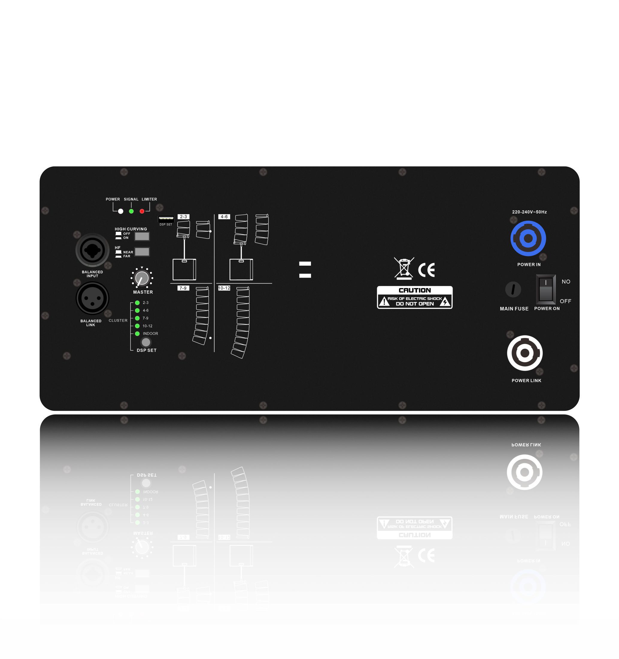 HDL10-A Amplificator de putere pentru sistem Line Array profesional