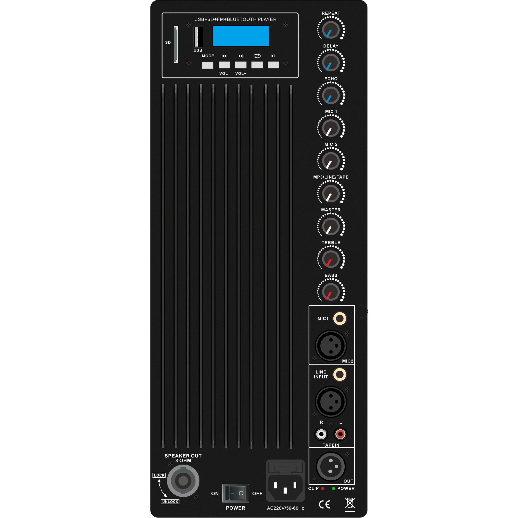 Amplificator pentru difuzoare PA clasa AB PL69S