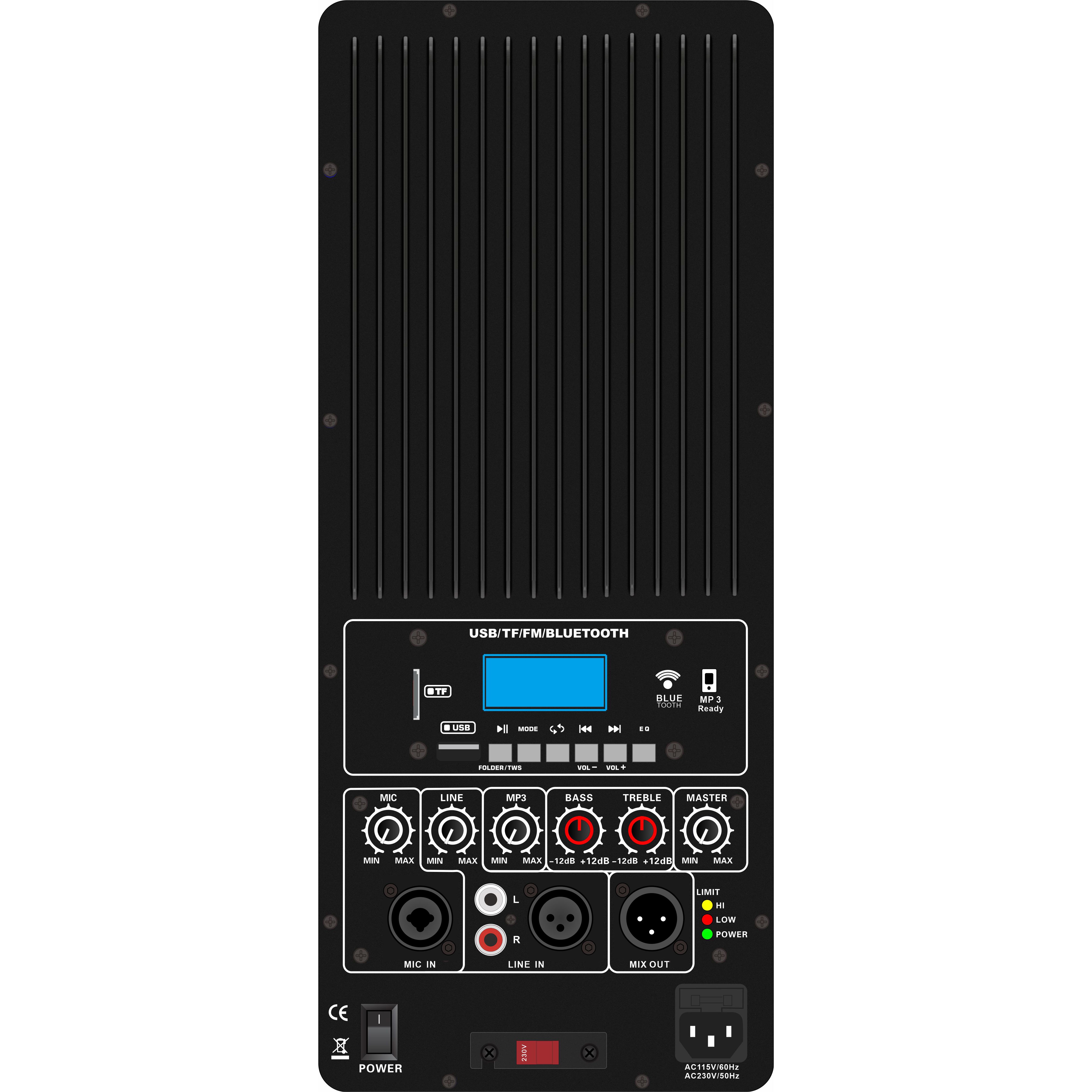 Amplificator de sistem electric de divizare a frecvenței clasa H PL93