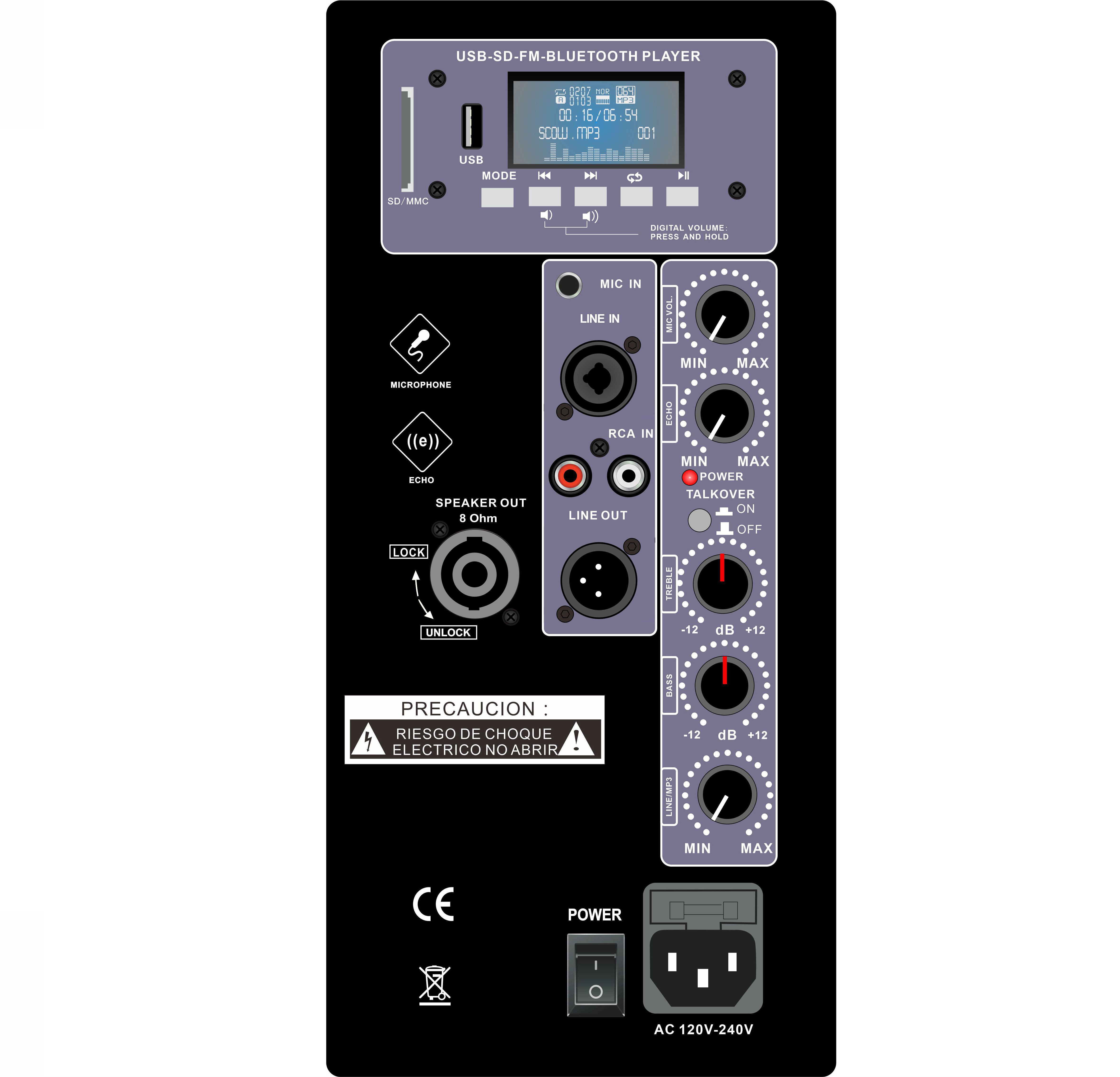 Amplificator pentru difuzor compact clasa D PL54