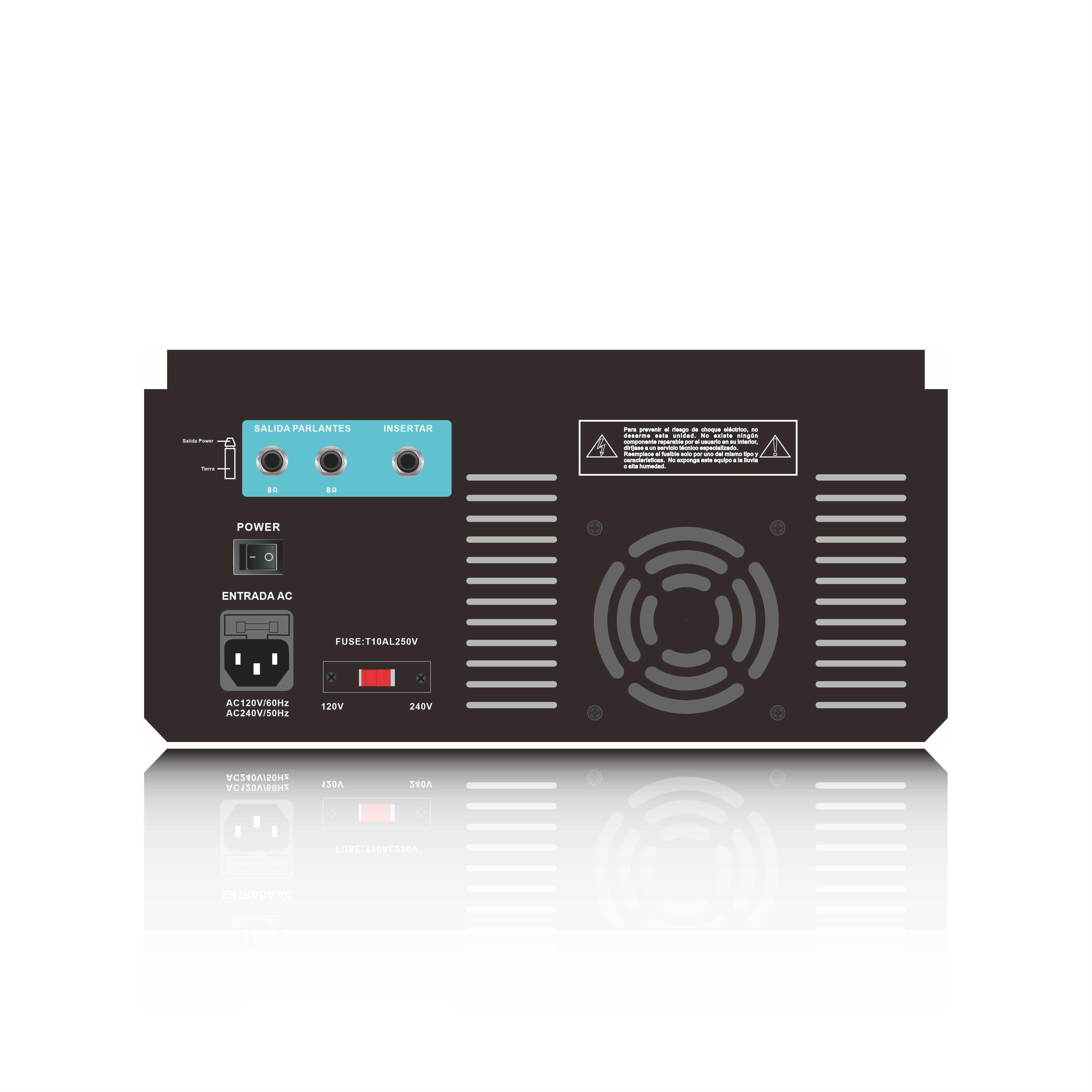 Amplificator mixer karaoke Bluetooth cu 4 canale SB4200