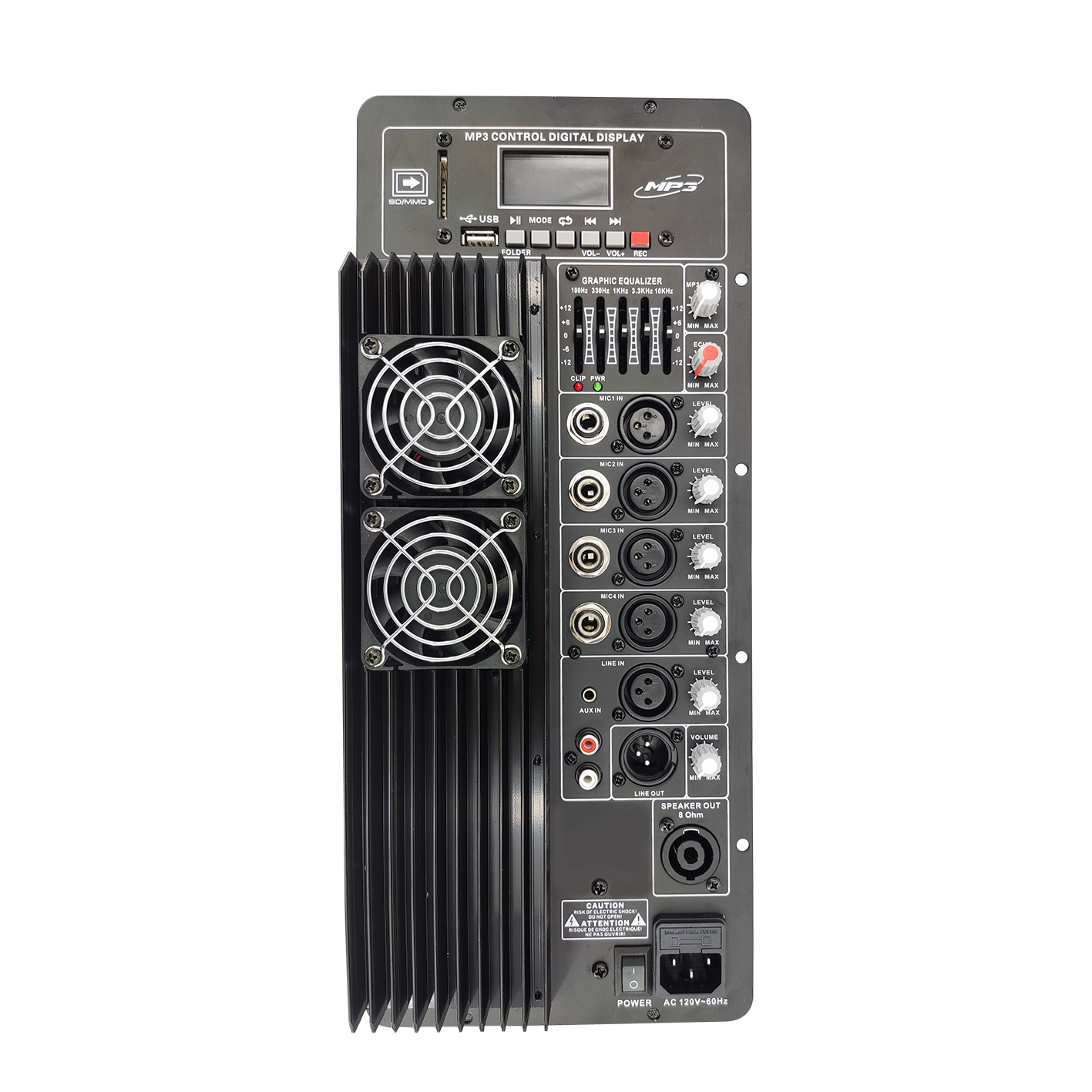 Amplificator pentru difuzoare multicanal clasa AB PL67