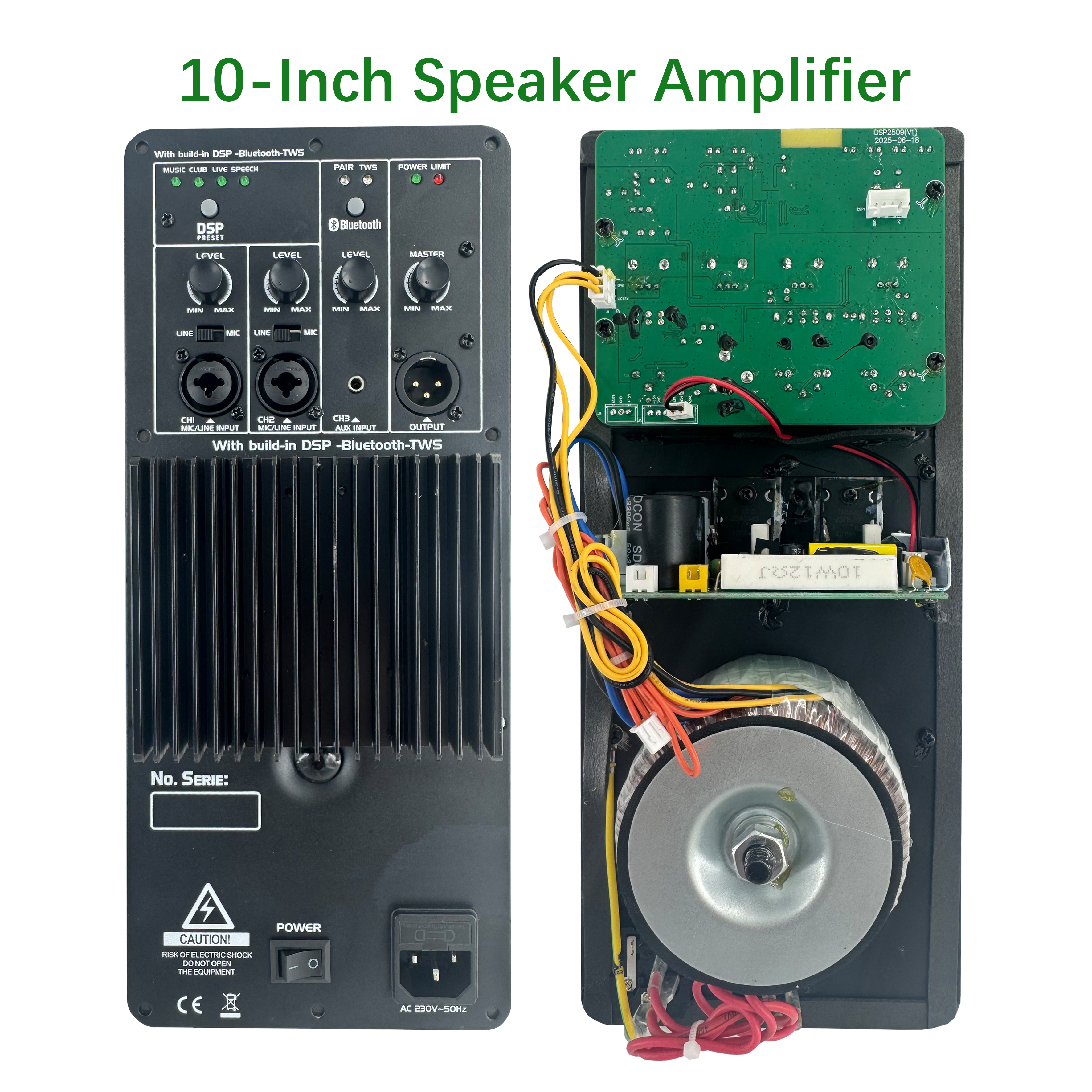 DSP2509 Amplificator multifuncțional de înaltă clasă AB cu performanță înaltă, cu DSP