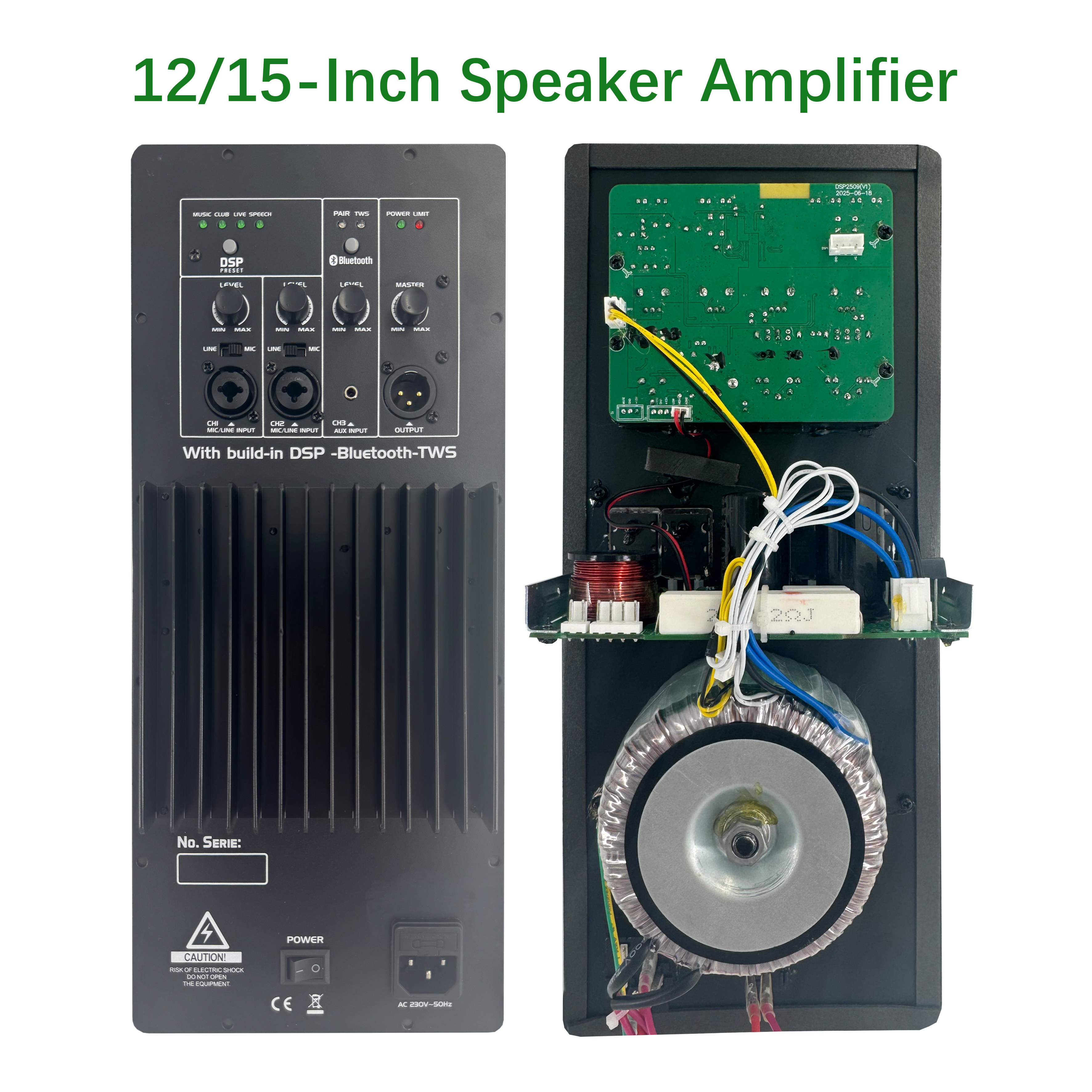 DSP2509 Amplificator multifuncțional de înaltă clasă AB cu performanță înaltă, cu DSP