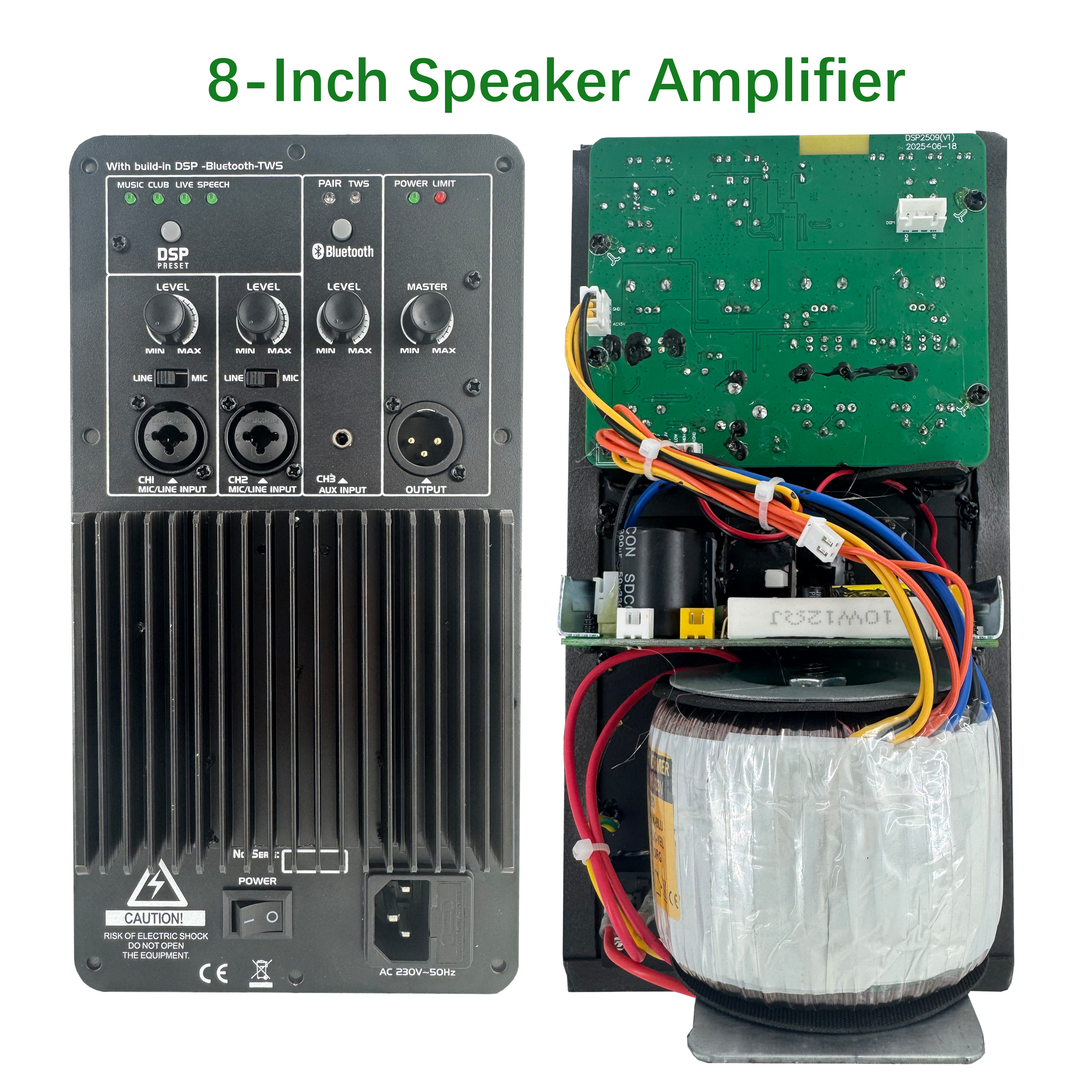 DSP2509 Amplificator multifuncțional de înaltă clasă AB cu performanță înaltă, cu DSP