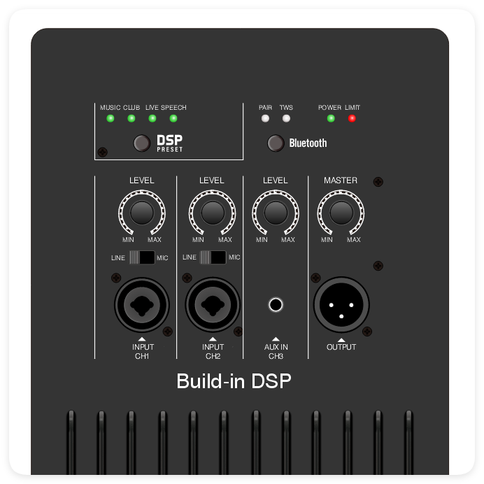 DSP2509 Amplificator multifuncțional de înaltă clasă AB cu performanță înaltă, cu DSP