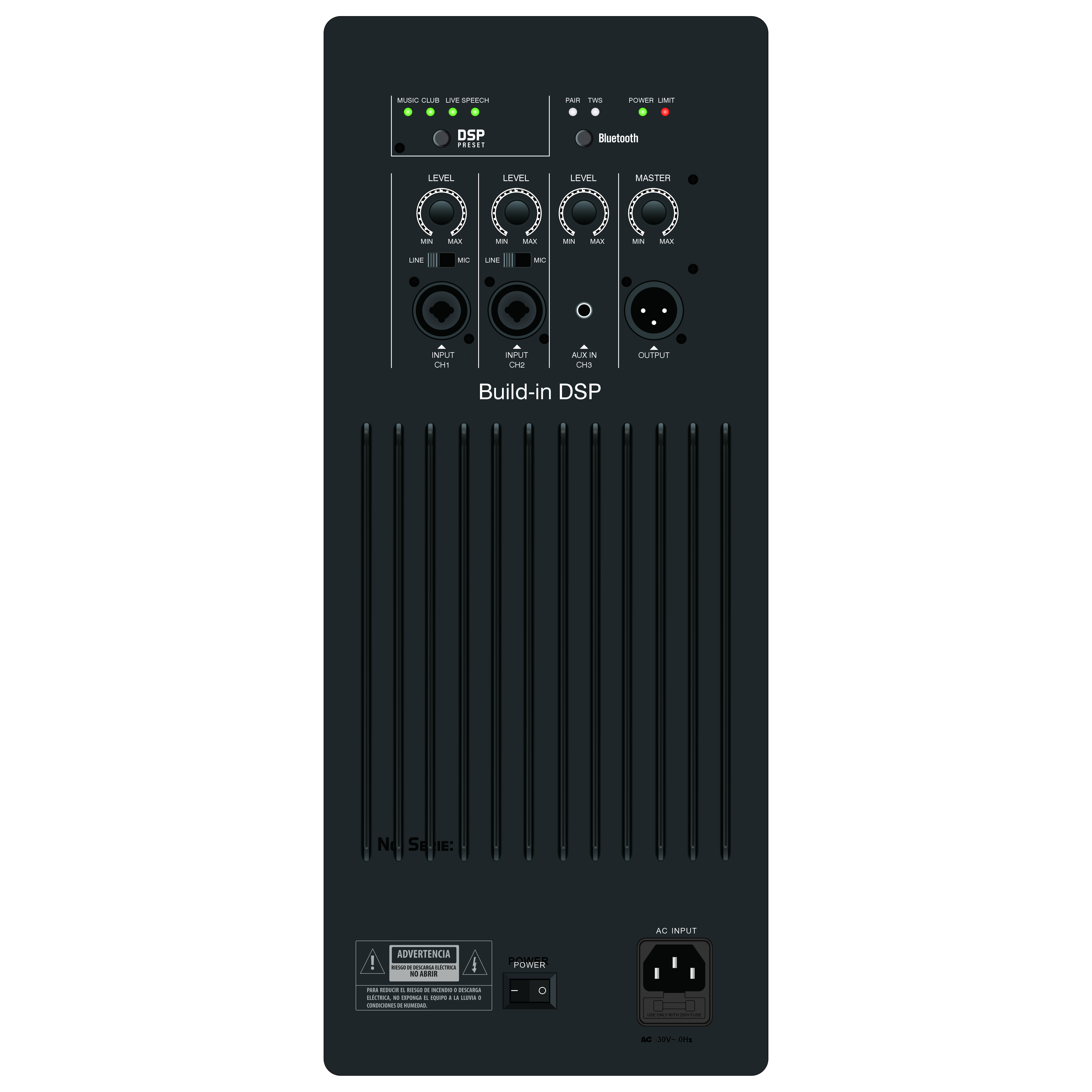 DSP2509 Amplificator multifuncțional de înaltă clasă AB cu performanță înaltă, cu DSP